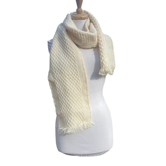 Branigan Weavers Irish Knit 100% Wool Scarf - Picture 12 of 12
